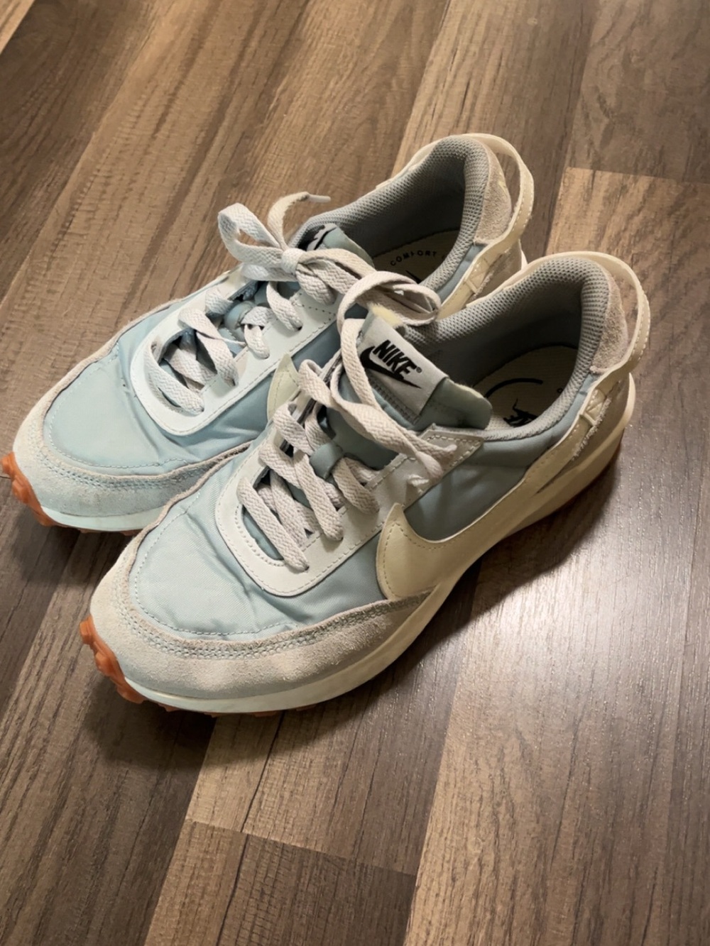 NIKE Waffle Debut Light Pumice Photon Dust Women’s Light Blue 9 Shoes